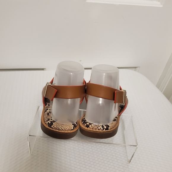 EC Crown Vintage Aaliya Brown Leather Sandals Size 9, Casual - Picture 9 of 15